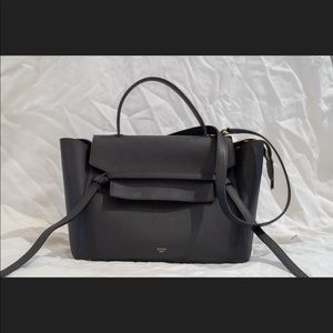 Celine small belt bag - black with strap!